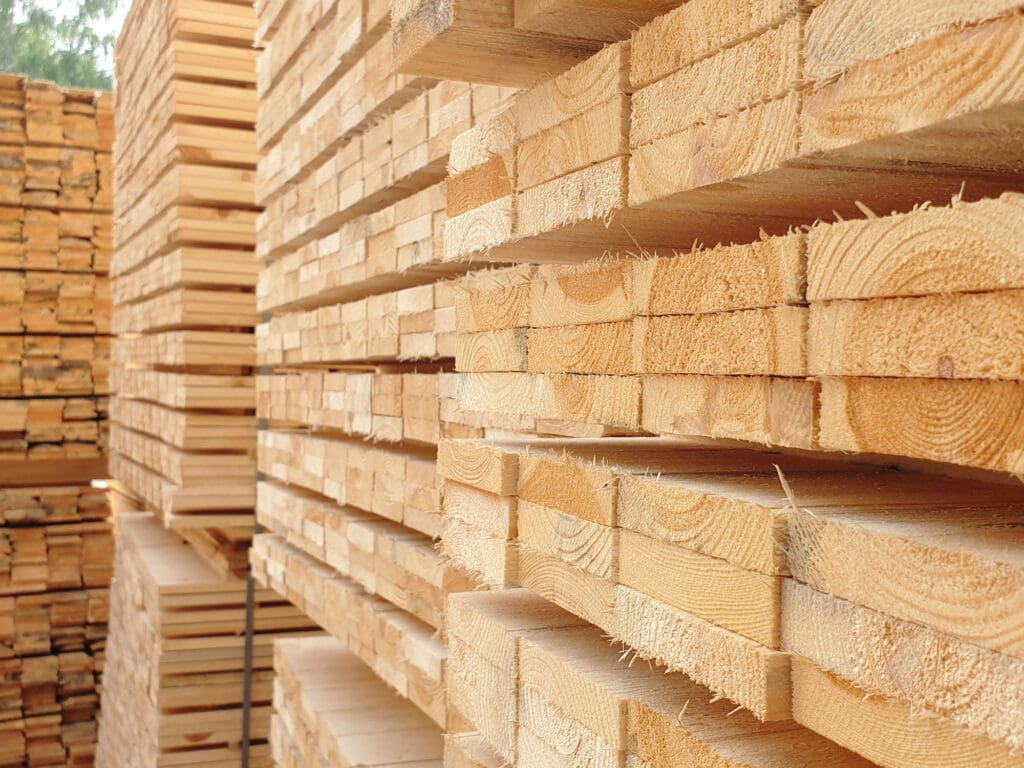 Lumber closeup